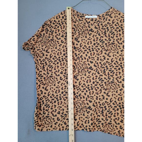 We The Free by Free People Clarity Tee – Size M – Cheetah Print – Oversized Fit - Picture 8 of 9